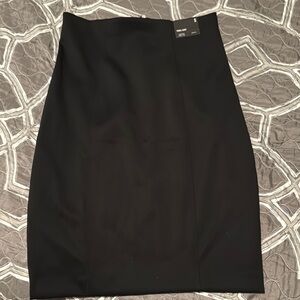 Express Black Knee-Length Pencil Skirt Work